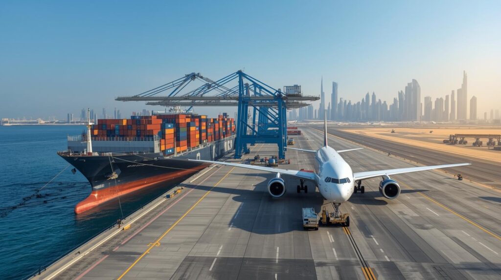 Sea to Air Shipping from Jebel Ali to Dubai Airports